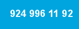 924 996 11 92 924 996 11 92
